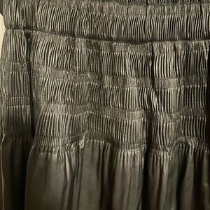 7 For All Mankind Black A-Line Skirt